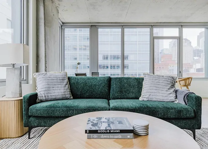 Apartamento Blueground West Loop Rooftop Pool Gym Chi-1140 *
